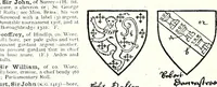 Picture 152 of 427 from Some feudal coats of arms and others, illustrated with 2,000 zinco etchings from the Bayear tapestry, Greek vases, seals, tiles, effigies, brasses and heralcic rolls. Some chart pedigrees (1902), leaf 204