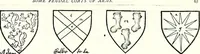 Picture 163 of 427 from Some feudal coats of arms and others, illustrated with 2,000 zinco etchings from the Bayear tapestry, Greek vases, seals, tiles, effigies, brasses and heralcic rolls. Some chart pedigrees (1902), leaf 214