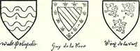 Picture 164 of 427 from Some feudal coats of arms and others, illustrated with 2,000 zinco etchings from the Bayear tapestry, Greek vases, seals, tiles, effigies, brasses and heralcic rolls. Some chart pedigrees (1902), leaf 216
