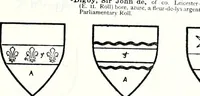 Picture 170 of 427 from Some feudal coats of arms and others, illustrated with 2,000 zinco etchings from the Bayear tapestry, Greek vases, seals, tiles, effigies, brasses and heralcic rolls. Some chart pedigrees (1902), leaf 220