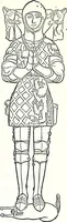 Picture 193 of 427 from Some feudal coats of arms and others, illustrated with 2,000 zinco etchings from the Bayear tapestry, Greek vases, seals, tiles, effigies, brasses and heralcic rolls. Some chart pedigrees (1902), leaf 256