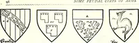 Picture 217 of 427 from Some feudal coats of arms and others, illustrated with 2,000 zinco etchings from the Bayear tapestry, Greek vases, seals, tiles, effigies, brasses and heralcic rolls. Some chart pedigrees (1902), leaf 278