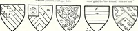 Picture 229 of 427 from Some feudal coats of arms and others, illustrated with 2,000 zinco etchings from the Bayear tapestry, Greek vases, seals, tiles, effigies, brasses and heralcic rolls. Some chart pedigrees (1902), leaf 292