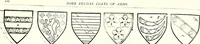Picture 243 of 427 from Some feudal coats of arms and others, illustrated with 2,000 zinco etchings from the Bayear tapestry, Greek vases, seals, tiles, effigies, brasses and heralcic rolls. Some chart pedigrees (1902), leaf 318