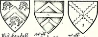 Picture 249 of 427 from Some feudal coats of arms and others, illustrated with 2,000 zinco etchings from the Bayear tapestry, Greek vases, seals, tiles, effigies, brasses and heralcic rolls. Some chart pedigrees (1902), leaf 328