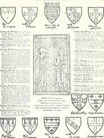 Picture 256 of 427 from Some feudal coats of arms and others, illustrated with 2,000 zinco etchings from the Bayear tapestry, Greek vases, seals, tiles, effigies, brasses and heralcic rolls. Some chart pedigrees (1902), leaf 336