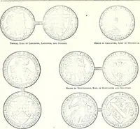 Picture 15 of 427 from Some feudal coats of arms and others, illustrated with 2,000 zinco etchings from the Bayear tapestry, Greek vases, seals, tiles, effigies, brasses and heralcic rolls. Some chart pedigrees (1902), leaf 36