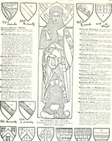 Picture 274 of 427 from Some feudal coats of arms and others, illustrated with 2,000 zinco etchings from the Bayear tapestry, Greek vases, seals, tiles, effigies, brasses and heralcic rolls. Some chart pedigrees (1902), leaf 364