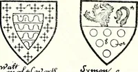 Picture 276 of 427 from Some feudal coats of arms and others, illustrated with 2,000 zinco etchings from the Bayear tapestry, Greek vases, seals, tiles, effigies, brasses and heralcic rolls. Some chart pedigrees (1902), leaf 368