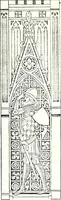 An illustration from Some feudal coats of arms and others, illustrated with 2,000 zinco etchings from the Bayear tapestry, Greek vases, seals, tiles, effigies, brasses and heralcic rolls. Some chart pedigrees (1902)