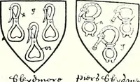 Picture 323 of 427 from Some feudal coats of arms and others, illustrated with 2,000 zinco etchings from the Bayear tapestry, Greek vases, seals, tiles, effigies, brasses and heralcic rolls. Some chart pedigrees (1902), leaf 438