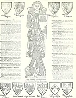 Picture 324 of 427 from Some feudal coats of arms and others, illustrated with 2,000 zinco etchings from the Bayear tapestry, Greek vases, seals, tiles, effigies, brasses and heralcic rolls. Some chart pedigrees (1902), leaf 440