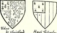 Picture 327 of 427 from Some feudal coats of arms and others, illustrated with 2,000 zinco etchings from the Bayear tapestry, Greek vases, seals, tiles, effigies, brasses and heralcic rolls. Some chart pedigrees (1902), leaf 442
