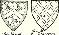 Picture 334 of 427 from Some feudal coats of arms and others, illustrated with 2,000 zinco etchings from the Bayear tapestry, Greek vases, seals, tiles, effigies, brasses and heralcic rolls. Some chart pedigrees (1902), leaf 456