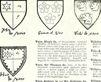 Picture 355 of 427 from Some feudal coats of arms and others, illustrated with 2,000 zinco etchings from the Bayear tapestry, Greek vases, seals, tiles, effigies, brasses and heralcic rolls. Some chart pedigrees (1902), leaf 482