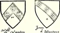 Picture 361 of 427 from Some feudal coats of arms and others, illustrated with 2,000 zinco etchings from the Bayear tapestry, Greek vases, seals, tiles, effigies, brasses and heralcic rolls. Some chart pedigrees (1902), leaf 490