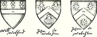 Picture 372 of 427 from Some feudal coats of arms and others, illustrated with 2,000 zinco etchings from the Bayear tapestry, Greek vases, seals, tiles, effigies, brasses and heralcic rolls. Some chart pedigrees (1902), leaf 502
