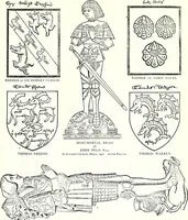 Picture 383 of 427 from Some feudal coats of arms and others, illustrated with 2,000 zinco etchings from the Bayear tapestry, Greek vases, seals, tiles, effigies, brasses and heralcic rolls. Some chart pedigrees (1902), leaf 522