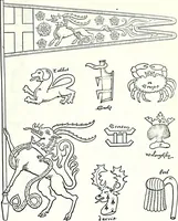 Picture 389 of 427 from Some feudal coats of arms and others, illustrated with 2,000 zinco etchings from the Bayear tapestry, Greek vases, seals, tiles, effigies, brasses and heralcic rolls. Some chart pedigrees (1902), leaf 526