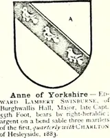 Picture 427 of 427 from Some feudal coats of arms and others, illustrated with 2,000 zinco etchings from the Bayear tapestry, Greek vases, seals, tiles, effigies, brasses and heralcic rolls. Some chart pedigrees (1902), leaf 566
