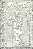 Picture 40 of 427 from Some feudal coats of arms and others, illustrated with 2,000 zinco etchings from the Bayear tapestry, Greek vases, seals, tiles, effigies, brasses and heralcic rolls. Some chart pedigrees (1902), leaf 80