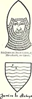 Picture 46 of 427 from Some feudal coats of arms and others, illustrated with 2,000 zinco etchings from the Bayear tapestry, Greek vases, seals, tiles, effigies, brasses and heralcic rolls. Some chart pedigrees (1902), leaf 90