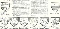 Picture 47 of 427 from Some feudal coats of arms and others, illustrated with 2,000 zinco etchings from the Bayear tapestry, Greek vases, seals, tiles, effigies, brasses and heralcic rolls. Some chart pedigrees (1902), leaf 90