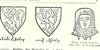 Picture 49 of 427 from Some feudal coats of arms and others, illustrated with 2,000 zinco etchings from the Bayear tapestry, Greek vases, seals, tiles, effigies, brasses and heralcic rolls. Some chart pedigrees (1902), leaf 94