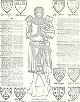 Picture 50 of 427 from Some feudal coats of arms and others, illustrated with 2,000 zinco etchings from the Bayear tapestry, Greek vases, seals, tiles, effigies, brasses and heralcic rolls. Some chart pedigrees (1902), leaf 96