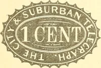 Picture 2 of 30 from Some notes on the telegraph companies of the United States; their stamps and franks (1900), leaf 19
