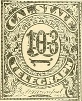 Picture 4 of 30 from Some notes on the telegraph companies of the United States; their stamps and franks (1900), leaf 22