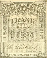 Picture 7 of 30 from Some notes on the telegraph companies of the United States; their stamps and franks (1900), leaf 25