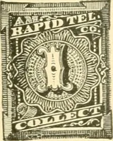 Picture 10 of 30 from Some notes on the telegraph companies of the United States; their stamps and franks (1900), leaf 28