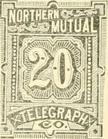 An illustration from Some notes on the telegraph companies of the United States; their stamps and franks (1900)