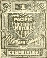 An illustration from Some notes on the telegraph companies of the United States; their stamps and franks (1900)