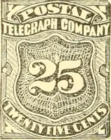 Picture 20 of 30 from Some notes on the telegraph companies of the United States; their stamps and franks (1900), leaf 31