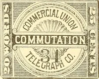 An illustration from Some notes on the telegraph companies of the United States; their stamps and franks (1900)
