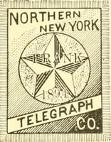 An illustration from Some notes on the telegraph companies of the United States; their stamps and franks (1900)