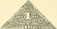 An illustration from Some notes on the telegraph companies of the United States; their stamps and franks (1900)
