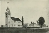 An illustration from Some old time meeting houses of the Connecticut Valley (1911)