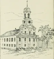 An illustration from Some old time meeting houses of the Connecticut Valley (1911)