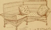 An illustration from Some pictures of quaint things which are sold at the sign of the "Popular Shop" : and a few words about making the house beautiful with homely material. (1898)