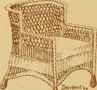 An illustration from Some pictures of quaint things which are sold at the sign of the "Popular Shop" : and a few words about making the house beautiful with homely material. (1898)