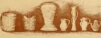 An illustration from Some pictures of quaint things which are sold at the sign of the "Popular Shop" : and a few words about making the house beautiful with homely material. (1898)