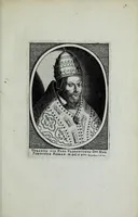 An illustration from Sommaire des principaux fondateurs et reformateurs des ordres religieux : auec leurs pourtraicts, ensemble leurs institution et confirmation, le tout dispose selon l'ordre des tempts (1635)
