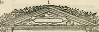 An illustration from Sommare beschrijuinghe vãde triumphelijcke incomst vanden doorluchtighen ende hooghgheboren aerts-hertoge Matthias : binnen die princelijcke stadt van Brussele : in t'iaer ons Heeren M.D.LXXVIII. den xviij dach Januarij : midtsgaders die tanneelen, poincten, figuren ende spectaculen, die inde voorseyde incompste (ter eeren van sijne doorluchticheyt) zijn verthoont ghevveest, met meer ander saken, die doen ter tijt gheschiet zijn (1579)