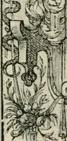 An illustration from Sommare beschrijuinghe vãde triumphelijcke incomst vanden doorluchtighen ende hooghgheboren aerts-hertoge Matthias : binnen die princelijcke stadt van Brussele : in t'iaer ons Heeren M.D.LXXVIII. den xviij dach Januarij : midtsgaders die tanneelen, poincten, figuren ende spectaculen, die inde voorseyde incompste (ter eeren van sijne doorluchticheyt) zijn verthoont ghevveest, met meer ander saken, die doen ter tijt gheschiet zijn (1579)