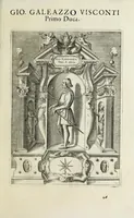 An illustration from Sommario delle vite de' dvchi di Milano, cosi Visconti, come Sforzeschi (1584)