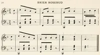 An illustration from The song play book; singing games for children (1917)
