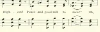An illustration from Songs and games for little ones (1911)